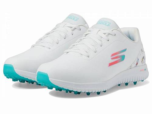 送料無料 Skechers GO GOLF レディース 女性用 シューズ 靴 スニーカー 運動靴 Max 3-Dogs At Play - White/Multi