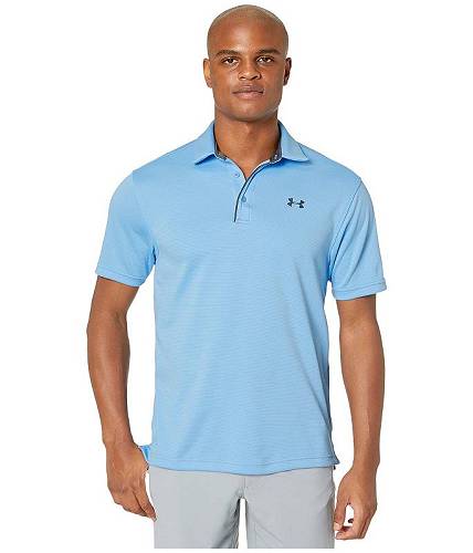 送料無料 アンダーアーマー Under Armour Golf メンズ 男性用 ファッション アクティブシャツ Tech Polo - Carolina Blue/Pitch Gray