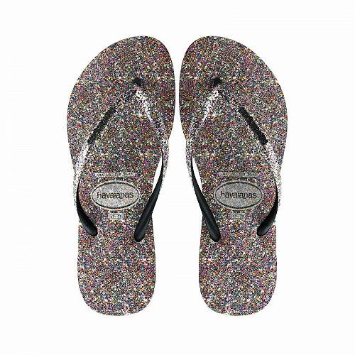 送料無料 ハワイアナス Havaianas レディース 女性用 シューズ 靴 サンダル Slim Carnaval Flip Flop Sandal - Black