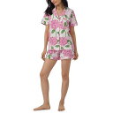  xbhwbhs[WF[ Bedhead PJs fB[X p t@bV pW} Q Organic Cotton Classic Short PJ Set - Grand Hydrangea