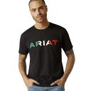  AAg Ariat Y jp t@bV TVc Viva Mexico T-Shirt - Black