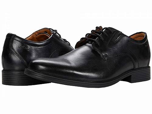 クラークス ビジネスシューズ メンズ 送料無料 クラークス Clarks メンズ 男性用 シューズ 靴 オックスフォード 紳士靴 通勤靴 Whiddon Plain - Black Leather