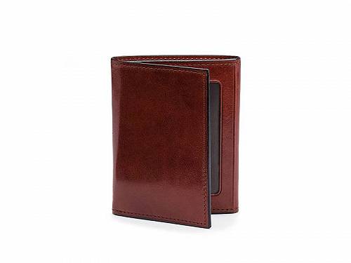  {XJ Bosca Y jp t@bVG  O܍z Old Leather Collection - Trifold Wallet - Dark Brown Leather