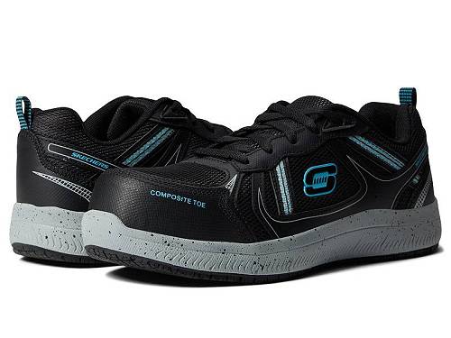 送料無料 スケッチャーズ SKECHERS Work レディース 女性用 シューズ 靴 スニーカー 運動靴 Summits SR - Jaily Comp Toe - Black/Mint