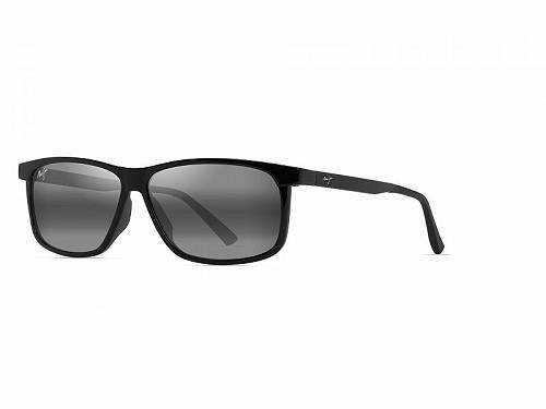 楽天グッズ×グッズ送料無料 マウイ ジム Maui Jim メンズ 男性用 メガネ 眼鏡 サングラス Pulama - Shiny Black/Neutral Grey Polarized