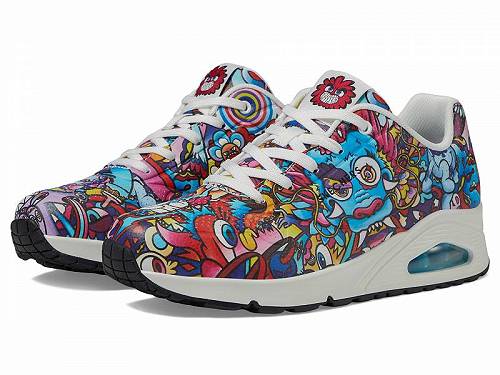 送料無料 スケッチャーズ SKECHERS レディース 女性用 シューズ 靴 スニーカー 運動靴 Vexx: Uno - Color Doodle - Multicolor