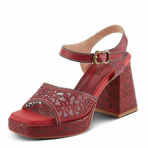 送料無料 ラーティスト L'Artiste by Spring Step レディース 女性用 シューズ 靴 サンダル Savychic - Red