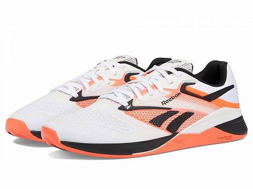 送料無料 リーボック Reebok レディース 女性用 シューズ 靴 スニーカー 運動靴 Nano X4 - White/Black/Orange Flare