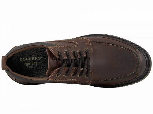 送料無料 ドッカーズ Dockers メンズ 男性用 シューズ 靴 オックスフォード 紳士靴 通勤靴 Overton - Red/Brown Soft Oiled Crazyhorse