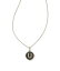 ̵ ɥ饹å Kendra Scott ǥ  奨꡼  ͥå쥹 Letter Disc Pendant Necklace - Rhodium Black Mother-of-Pearl U