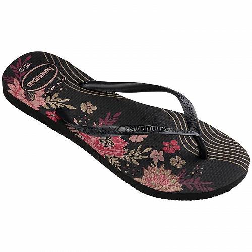 楽天グッズ×グッズ送料無料 ハワイアナス Havaianas レディース 女性用 シューズ 靴 サンダル Slim Organic Flip Flop Sandal - Black 1