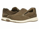 送料無料 フローシャイム Florsheim Kids 男の子用 キッズシューズ 子供靴 ローファー Great Lakes Moc Slip, Jr. (Toddler/Little Kid/Big Kid) - Stone Crazy Horse/Suede