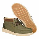 送料無料 ヘイデュード Hey Dude メンズ 男性用 シューズ 靴 ローファー Wally Mid GripR Workwear - Dusty Olive