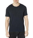 送料無料 ジョーンバルバトス John Varvatos メンズ 男性用 ファッション Tシャツ Bond Short Sleeve Burnout Crew K6047X88 - Navy