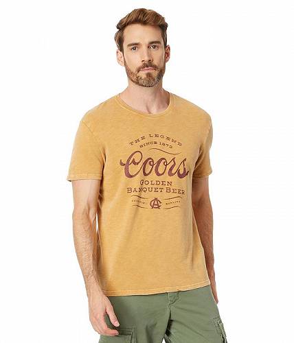 楽天グッズ×グッズ送料無料 ラッキーブランド Lucky Brand メンズ 男性用 ファッション Tシャツ Coors Western Tee - Honey Mustard
