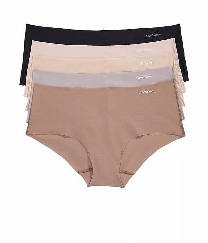 送料無料 カルバンクライン Calvin Klein Underwear レディース 女性用 ファッション 下着 ショーツ Invisibles Seamless Hipster 5-Pack - Black/Cavernstone/Grey Sand/Subdued/Cedar