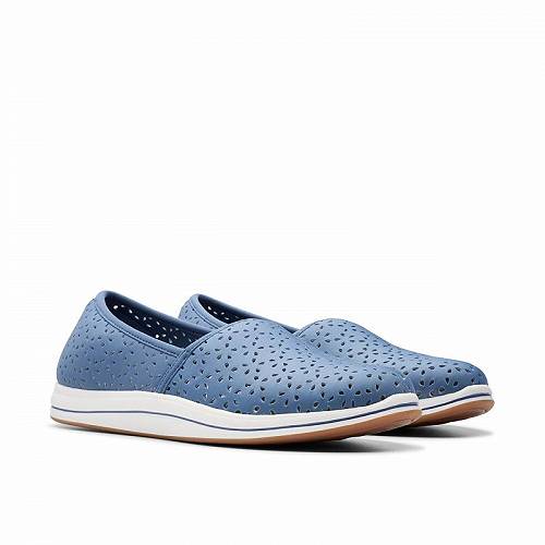 送料無料 クラークス Clarks レディース 女性用 シューズ 靴 スニーカー 運動靴 Breeze Emily - Blue Textile