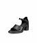 ̵  ECCO ǥ  塼   Sculpted 55 Luxe Ankle Strap - Black Crackled Leather