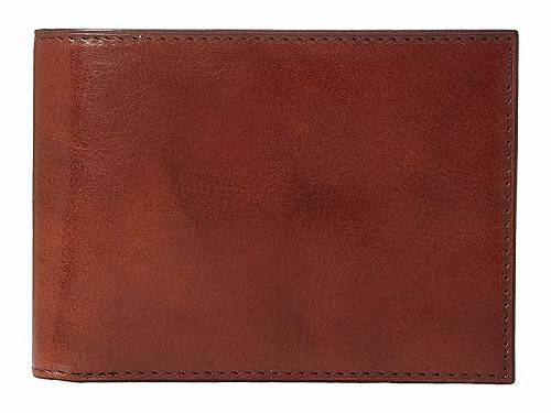  {XJ Bosca Y jp t@bVG  z Old Leather Collection - Credit Wallet w/ ID Passcase - Cognac Leather