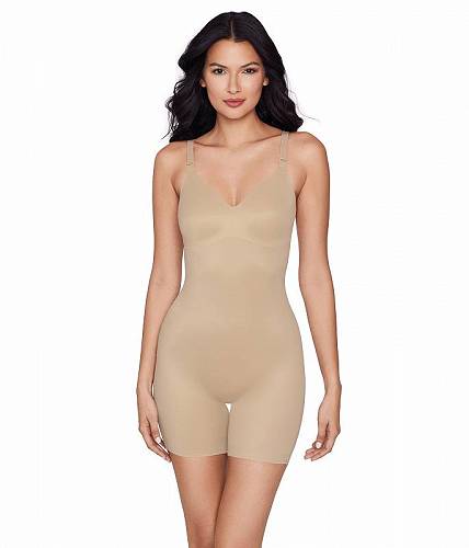 ̵ ߥ饯륹 Miraclesuit Shapewear ǥ  եå  硼 Firm Control Low Back All-In-One Bike Shorts - Warm Beige