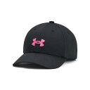 送料無料 アンダーアーマー Under Armour 女の子用 ファッション雑貨 小物 帽子 野球帽 キャップ Blitzing Hat Adjustable (Little Kids/Big Kids) - Black/Rebel Pink