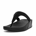 送料無料 フィットフロップ FitFlop レディース 女性用 シューズ 靴 サンダル Lulu Crystal Embellished Toe-Post Sa...