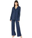 送料無料 コサベラ Cosabella レディース 女性用 ファッション パジャマ 寝巻き Bella Relaxed Long Sleeve Top Pants Set - Navy/Navy