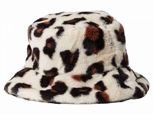 送料無料 バッジリーミシュカ Badgley Mischka レディース 女性用 ファッション雑貨 小物 帽子 Leopard Bucket Hat - White Leopard