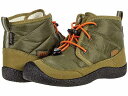 送料無料 キーン Keen Kids キッズ 子供用 キッズシューズ 子供靴 ブーツ スノーブーツ Howser II Chukka WP (Little Kid/Big Kid) - Capulet Olive/Russet Orange