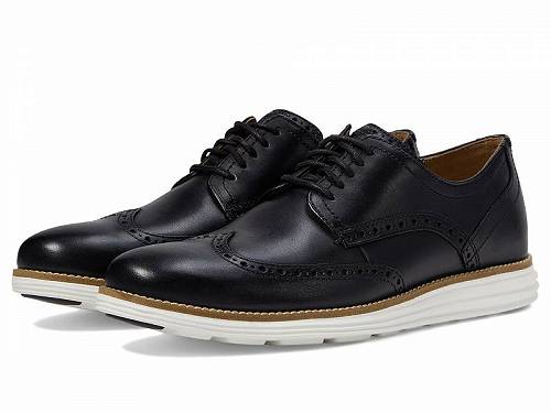 送料無料 コールハーン Cole Haan メンズ 男性用 シューズ 靴 オックスフォード 紳士靴 通勤靴 Originalgrand Shortwing Oxford - Black Leather/White