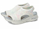 送料無料 スケッチャーズ SKECHERS レディース 女性用 シューズ 靴 サンダル Arch Fit - Catchy Wave - White Multi