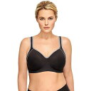  R[ Wacoal fB[X p t@bV  uW[ Sport Spacer Contour Bra 853302 - Black/Lilac Gray