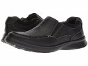 送料無料 クラークス Clarks メンズ 男性用 シューズ 靴 ローファー Cotrell Free - Black Oily Leather