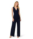 送料無料 アドリアナパペル Adrianna Papell レディース 女性用 ファッション パンツ ズボン Pintuck Jersey Jumpsuit - Midnight