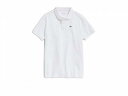 送料無料 バインヤード・バインズ Vineyard Vines Kids 男の子用 ファッション 子供服 ポロシャツ Boys Heritage Pique Polo (Little Kid) - White Cap