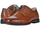 送料無料 フローシャイム Florsheim Kids 男の子用 キッズシューズ 子供靴 オックスフォード Reveal Cap Toe Ox, Jr. (Toddler/Little Kid/Big Kid) - Cognac