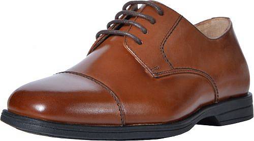 送料無料 フローシャイム Florsheim Kids 男の子用 キッズシューズ 子供靴 オックスフォード Reveal Cap Toe Ox, Jr. (Toddler/Little Kid/Big Kid) - Cognac