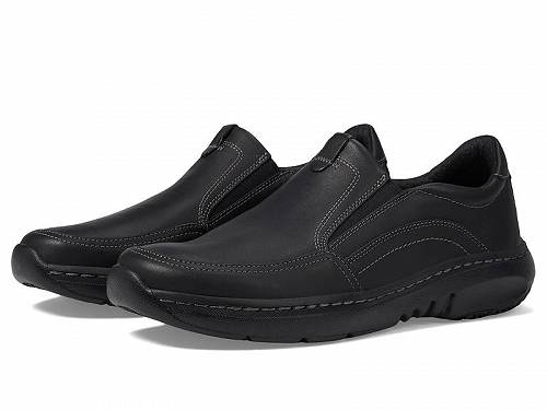 送料無料 クラークス Clarks メンズ 男性用 シューズ 靴 ローファー Clarkspro Step - Black Leather