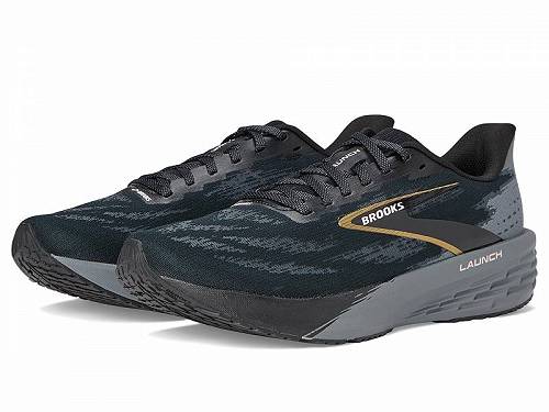 送料無料 ブルックス Brooks メンズ 男性用 シューズ 靴 スニーカー 運動靴 Launch 11 - Black/Grey/Gold