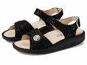 送料無料 フィンコンフォート Finn Comfort レディース 女性用 シューズ 靴 サンダル Suasalito - Black Delizia