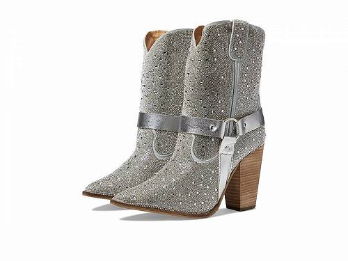 送料無料 ディンゴ Dingo レディース 女性用 シューズ 靴 ブーツ ウエスタンブーツ Crown Jewel Leather Bootie - Silver