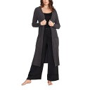 送料無料 ベアフードドリームズ Barefoot Dreams レディース 女性用 ファッション セーター CozyChic(R) Ultra Lite Long Cardigan - Carbon