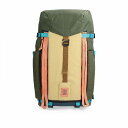 こちらの商品は トポデザイン Topo Designs バッグ 鞄 バックパック リュック Mountain Pack 28L - Olive/Hemp です。 注文後のサイズ変更・キャンセルは出来ませんので、十分なご検討の上でのご注文をお願いいたします。 ※靴など、オリジナルの箱が無い場合がございます。ご確認が必要な場合にはご購入前にお問い合せください。 ※画面の表示と実物では多少色具合が異なって見える場合もございます。 ※アメリカ商品の為、稀にスクラッチなどがある場合がございます。使用に問題のない程度のものは不良品とは扱いませんのでご了承下さい。 ━ カタログ（英語）より抜粋 ━ Fit all your essentials inside Topo Designs(R) Mountain Pack 28L backpack to explore trails in vacations. Made of water resistant nylon, the backpack offers durability and strength. It has center front expandable dump pocket, exterior zip laptop access, oversized water bottle pockets, and hydration port with tube access allow you to travel hands-free with greatest comfort. A RidgeBack molded back panel construction with contoured straps and load lifters allow you to go unstoppable on treks. Adjustable padded backstraps, top handle, waist strap, and technical trims blend modern design with utility. Internal laptop sleeve. Hook-and-loop closure. Nylon lining.