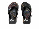  NCbNVo[ Quiksilver Kids j̎qp LbYV[Y qC T_ Molokai Art (Toddler/Little Kid/Big Kid) - Black/Black/Yellow