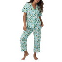 こちらの商品は ベッドヘッドピージェー Bedhead PJs レディース 女性用 ファッション パジャマ 寝巻き Organic Cotton Classic Cropped PJ Set - Belle Blossoms です。 注文後のサイズ変更・キャンセルは出来ませんので、十分なご検討の上でのご注文をお願いいたします。 ※靴など、オリジナルの箱が無い場合がございます。ご確認が必要な場合にはご購入前にお問い合せください。 ※画面の表示と実物では多少色具合が異なって見える場合もございます。 ※アメリカ商品の為、稀にスクラッチなどがある場合がございます。使用に問題のない程度のものは不良品とは扱いませんのでご了承下さい。 ━ カタログ（英語）より抜粋 ━ Catch up on your beauty sleep in comfort and style wearing the Bedhead(R) Pajamas Organic Cotton Classic Cropped PJ Set. Button front closure. Chest pocket. Notch collar with contrast piping. Elasticized waistband. Side pockets. Original fit. 93% organic cotton, 7% elastane. Machine washable. Product measurements were taken using size MD (US 8-10). サイズにより異なりますので、あくまで参考値として参照ください. 実寸（参考値）： Length: 約 66.04 cm Sleeve Length: 約 19.05 cm Inseam: 約 63.50 cm