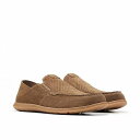 送料無料 クラークス Clarks メンズ 男性用 シューズ 靴 スニーカー 運動靴 Flexway Easy - Light Tan Suede