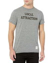  IWiguh The Original Retro Brand Y jp t@bV TVc Local Attraction Tri-Blend Short Sleeve Tee - Grey