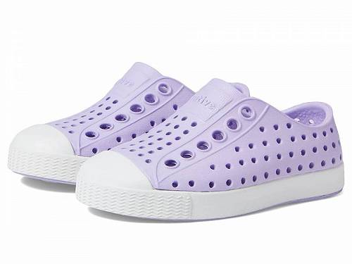 送料無料 ネイティブ Native Shoes Kids キッズ 子供用 キッズシューズ 子供靴 スニーカー 運動靴 Jefferson Slip-on Sneakers (Toddler/Little Kid) - Healing Purple/Shell White