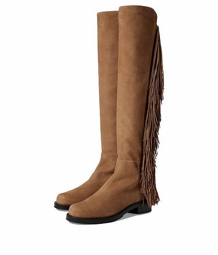 送料無料 スチュアートワイツマン Stuart Weitzman レディース 女性用 シューズ 靴 ブーツ ロングブーツ 5050 Bold Fringe Boots - Camel