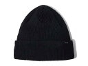 送料無料 ヴォルコム Volcom Snow メンズ 男性用 ファッション雑貨 小物 帽子 ビーニー ニット帽 Sweep Lined Beanie - Black 1